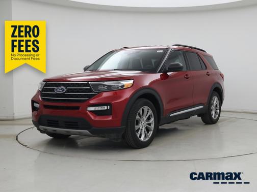 Red 2021 Ford Explorer XLT