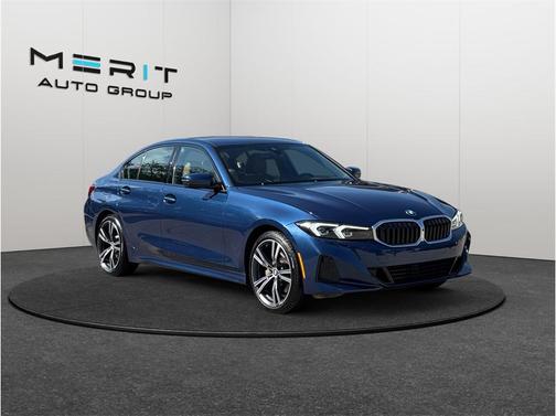 Blue 2023 BMW 330 330i Sedan 4D