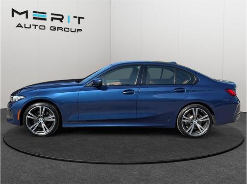 Blue 2023 BMW 330 330i Sedan 4D