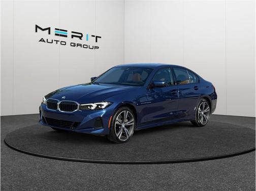 Blue 2023 BMW 330 330i Sedan 4D
