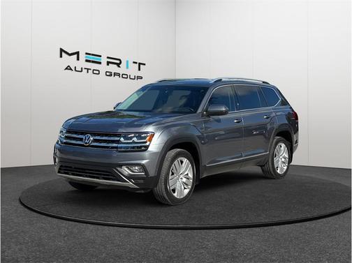 Platinum Gray Metallic 2019 Volkswagen Atlas 3.6L SEL Premium