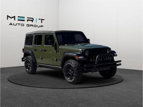Sarge Green Clearcoat 2021 Jeep Wrangler Unlimited Sport