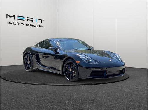 Black 2021 Porsche 718 Cayman Coupe 2D