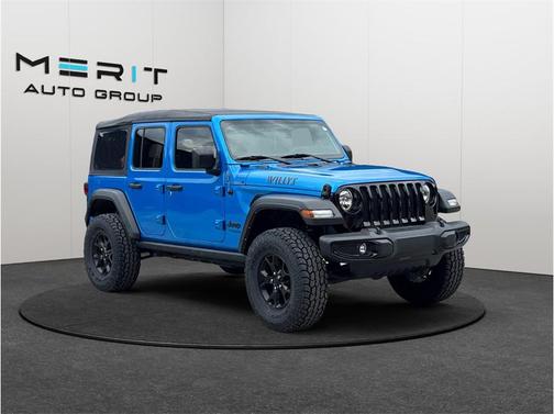 Hydro Blue Pearlcoat 2021 Jeep Wrangler Unlimited Sport