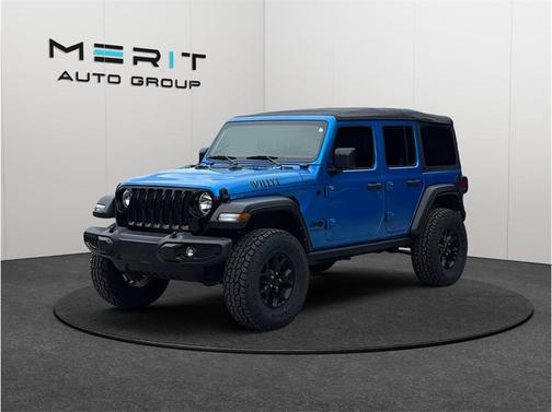 Hydro Blue Pearlcoat 2021 Jeep Wrangler Unlimited Sport