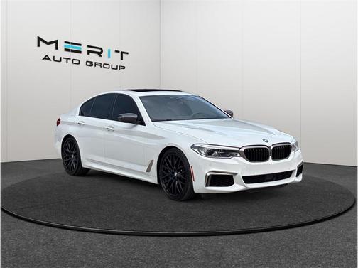 Alpine White 2018 BMW M550 i Xdrive