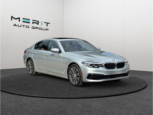 Glacier Silver Metallic 2020 BMW 540 540i Sedan 4D