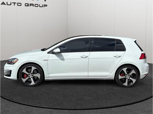 Pure White 2016 Volkswagen Golf GTI 2.0T Autobahn w/Performance Package 4-Door