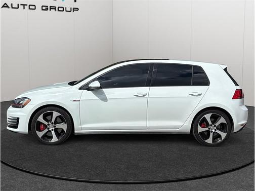 Pure White 2016 Volkswagen Golf GTI 2.0T Autobahn w/Performance Package 4-Door