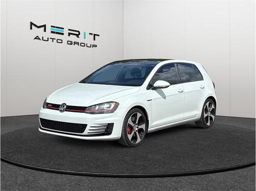 Pure White 2016 Volkswagen Golf GTI 2.0T Autobahn w/Performance Package 4-Door