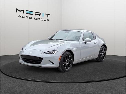 Aero Gray 2024 Mazda MX-5 Miata RF Grand Touring