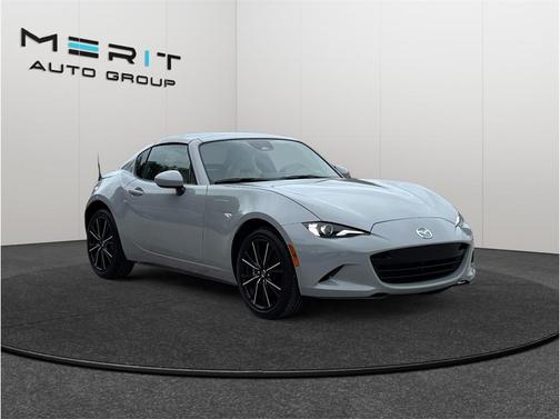 Aero Gray 2024 Mazda MX-5 Miata RF Grand Touring