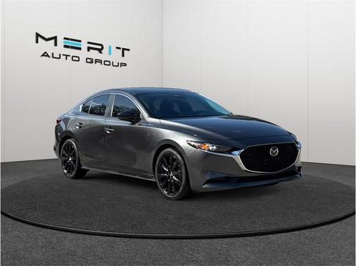 Machine Gray Metallic 2025 Mazda Mazda3 2.5 S Select Sport