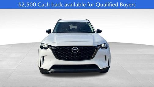 Rhodium White Premium 2026 Mazda CX-90 PHEV Premium Sport