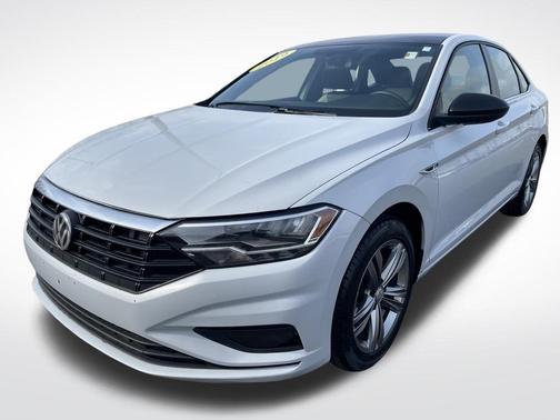 White Silver Metallic 2019 Volkswagen Jetta 1.4T R-Line