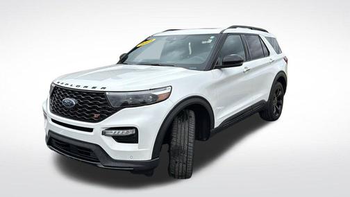 Star White Metallic Tri-Coat 2023 Ford Explorer ST