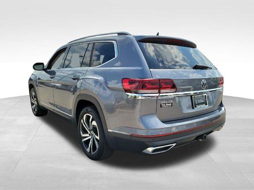 Blue 2021 Volkswagen Atlas 3.6L SEL Premium
