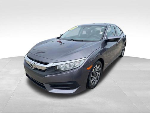 Modern Steel Metallic 2017 Honda Civic EX