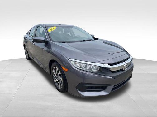 Modern Steel Metallic 2017 Honda Civic EX