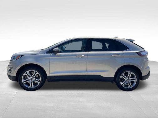 White Gold 2018 Ford Edge Titanium