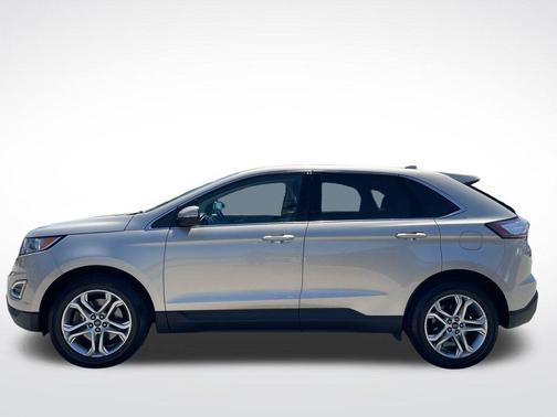 White Gold 2018 Ford Edge Titanium
