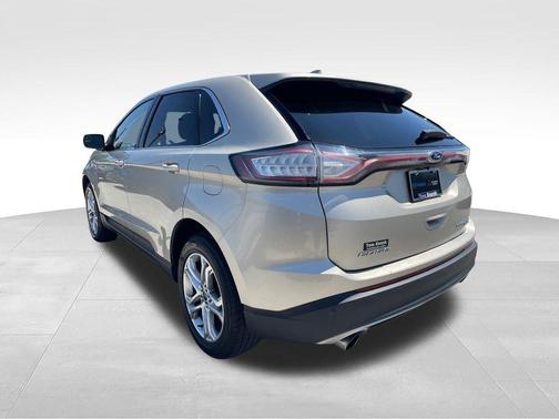 White Gold 2018 Ford Edge Titanium