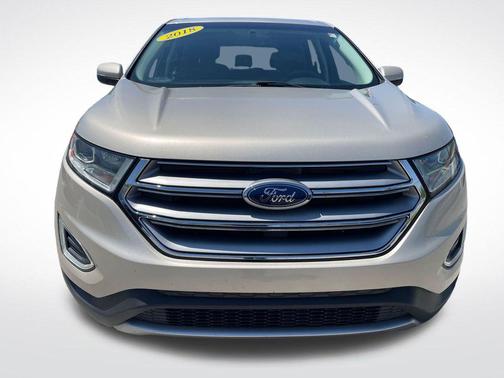 White Gold 2018 Ford Edge Titanium