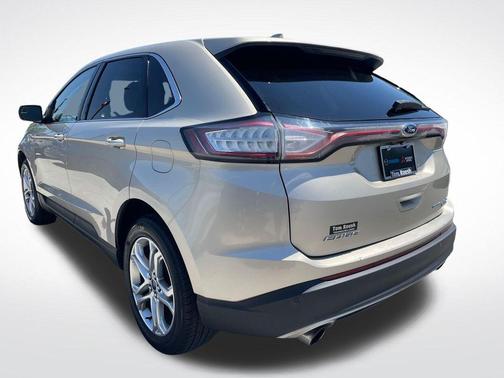 White Gold 2018 Ford Edge Titanium