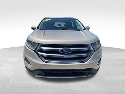 White Gold 2018 Ford Edge Titanium