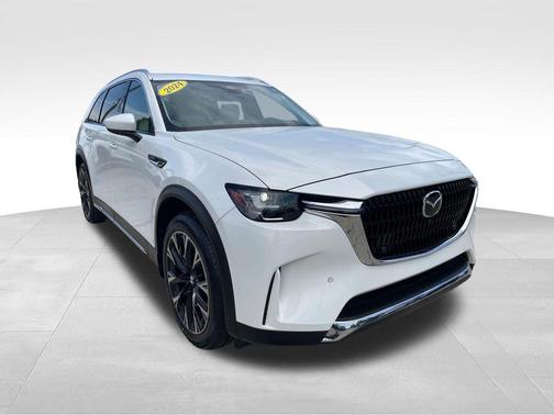 Rhodium White Premium 2024 Mazda CX-90 PHEV Premium Plus