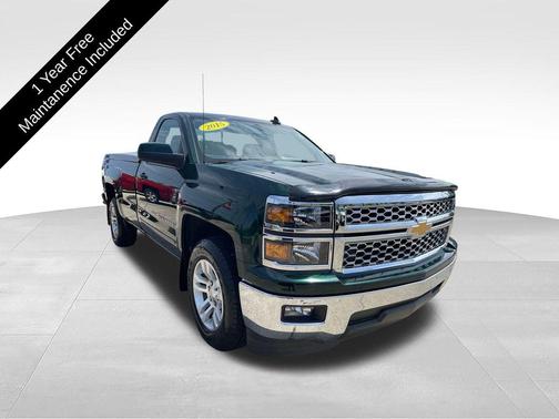 Rainforest Green Metallic 2015 Chevrolet Silverado 1500 1LT