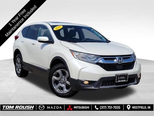 White Diamond Pearl 2018 Honda CR-V EX-L