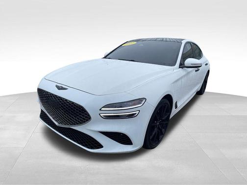 Alta White 2022 Genesis G70 3.3T AWD