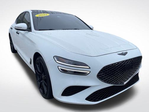 Alta White 2022 Genesis G70 3.3T AWD