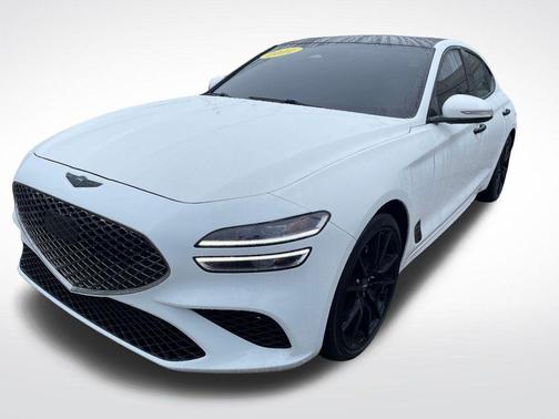Alta White 2022 Genesis G70 3.3T AWD