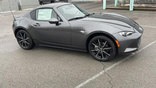 Machine Gray Metallic 2025 Mazda MX-5 Miata RF Grand Touring Convertible
