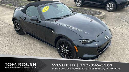 Jet Black Mica 2024 Mazda MX-5 Miata Grand Touring