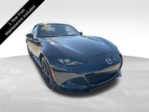Jet Black Mica 2024 Mazda MX-5 Miata Grand Touring