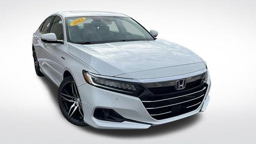 Platinum White Pearl 2021 Honda Accord Hybrid Touring