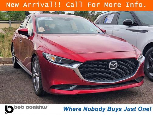 Soul Red Crystal Metallic 2019 Mazda Mazda3 FWD w/Select Package