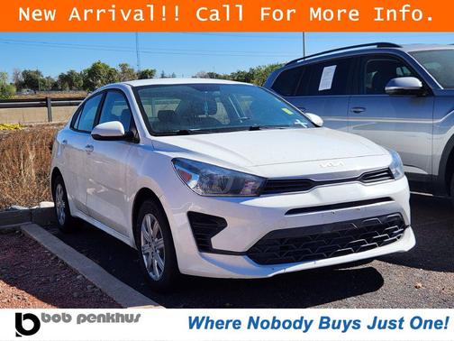 Clear White 2022 Kia Rio S