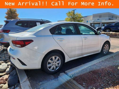 Clear White 2022 Kia Rio S