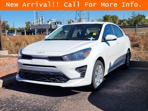 Clear White 2022 Kia Rio S