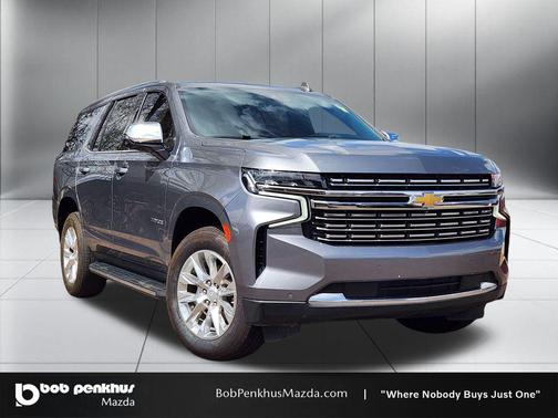 Satin Steel Metallic 2021 Chevrolet Tahoe Premier