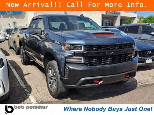 Shadow Gray Metallic 2022 Chevrolet Silverado 1500 Limited Custom Trail Boss