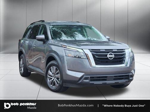 Gun Metallic 2025 Nissan Pathfinder SV FWD