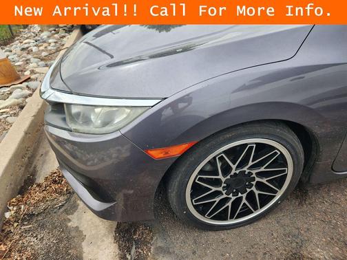 Modern Steel Metallic 2018 Honda Civic LX-P