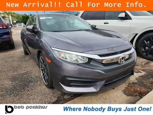 Modern Steel Metallic 2018 Honda Civic LX-P