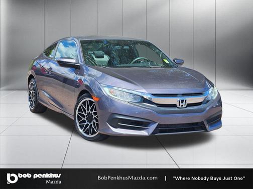 Modern Steel Metallic 2018 Honda Civic LX-P