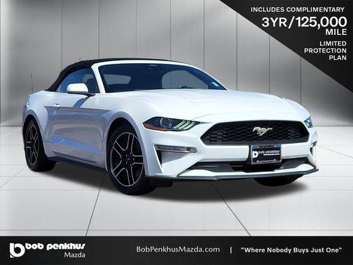 Oxford White 2021 Ford Mustang EcoBoost Premium